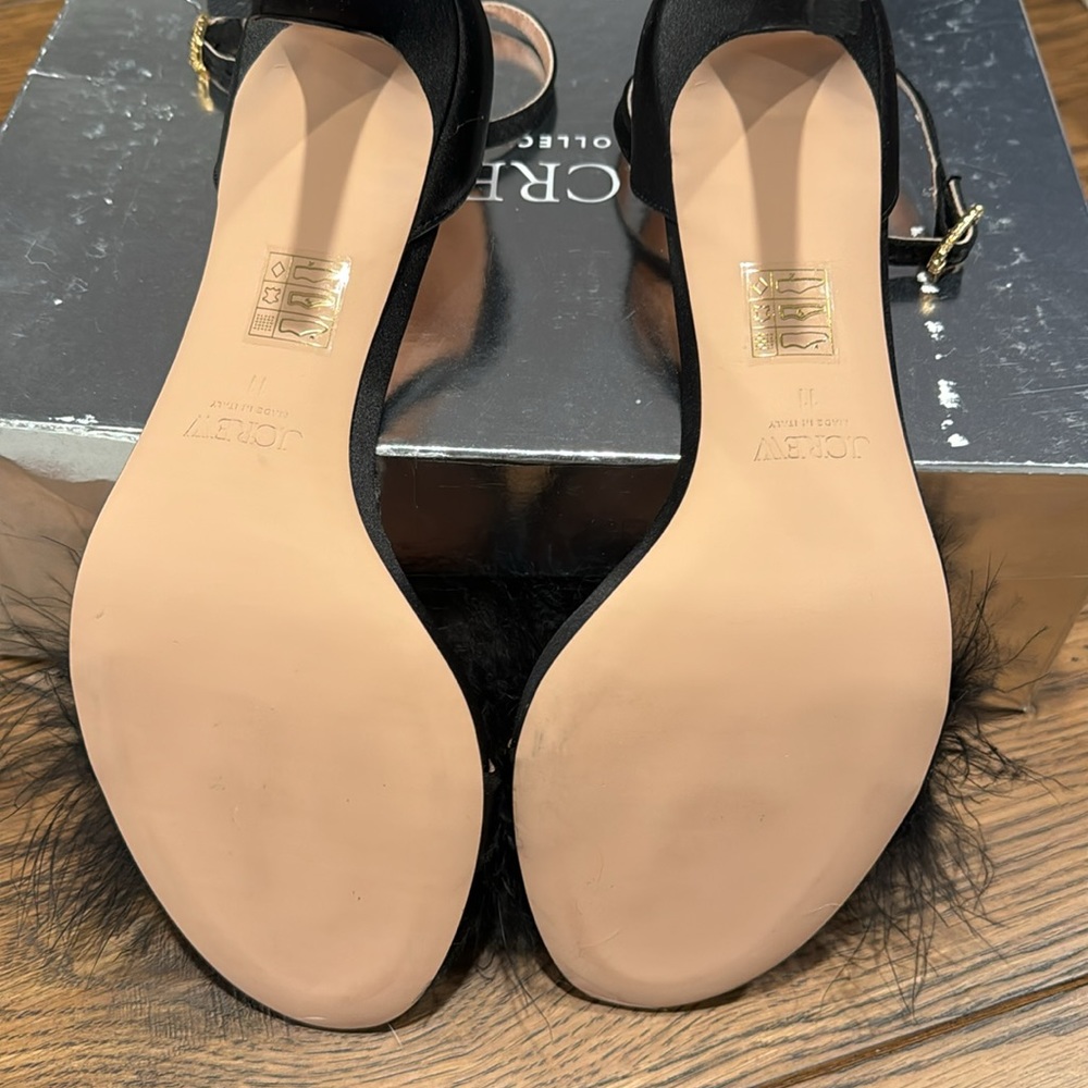 ⭐️STUNNING!⭐️ J.Crew Collection Rylie feather-strap heels - Picture 5 of 5